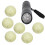 6PCS Golf Fluorescent Light Balls Night Practice 4