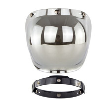 Motorcycle Retro Bubble Shield Visor PC Lens 3
