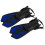 1 Pair Adjustable Swimming Fins TPR Open Heel Long 8