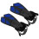 1 Pair Adjustable Swimming Fins TPR Open Heel Long 10