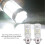 Super Bright 80W White LED Headlight Bulb for Motorcycle 2 pcs Conversion Kit 10