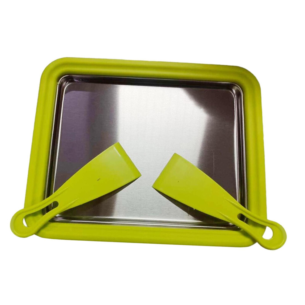 Rolled Ice Machine Portable Cold Pan Plate for Parties Holiday Yogurt