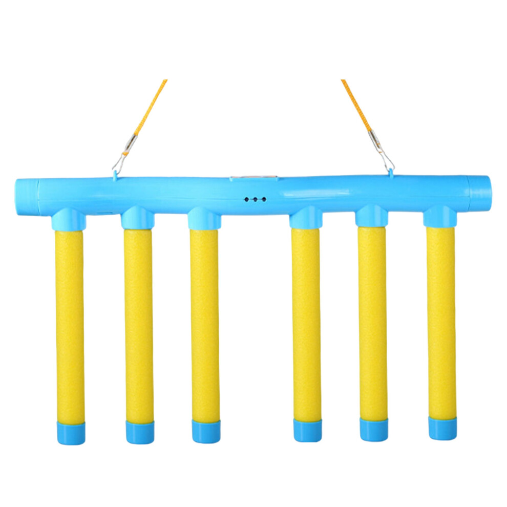 (Randomly Drop ) Indoor Interactive Games Kids Reaction Training Toy Catching Sticks Blue