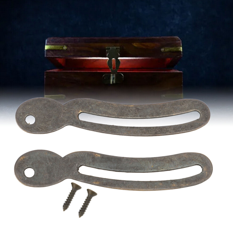 Copper Vintage Lid Support Hinge For Cabinets Jewelry Boxes 6.7Cm Bronze 4911341627527