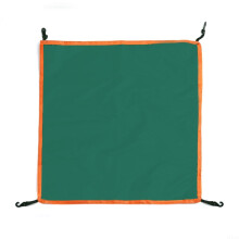 Tent Tarpaulins, Automatic Rainproof Skylight Cover 110x110 cm, Green Waterproof Tent Top Canopy for Outdoor Use