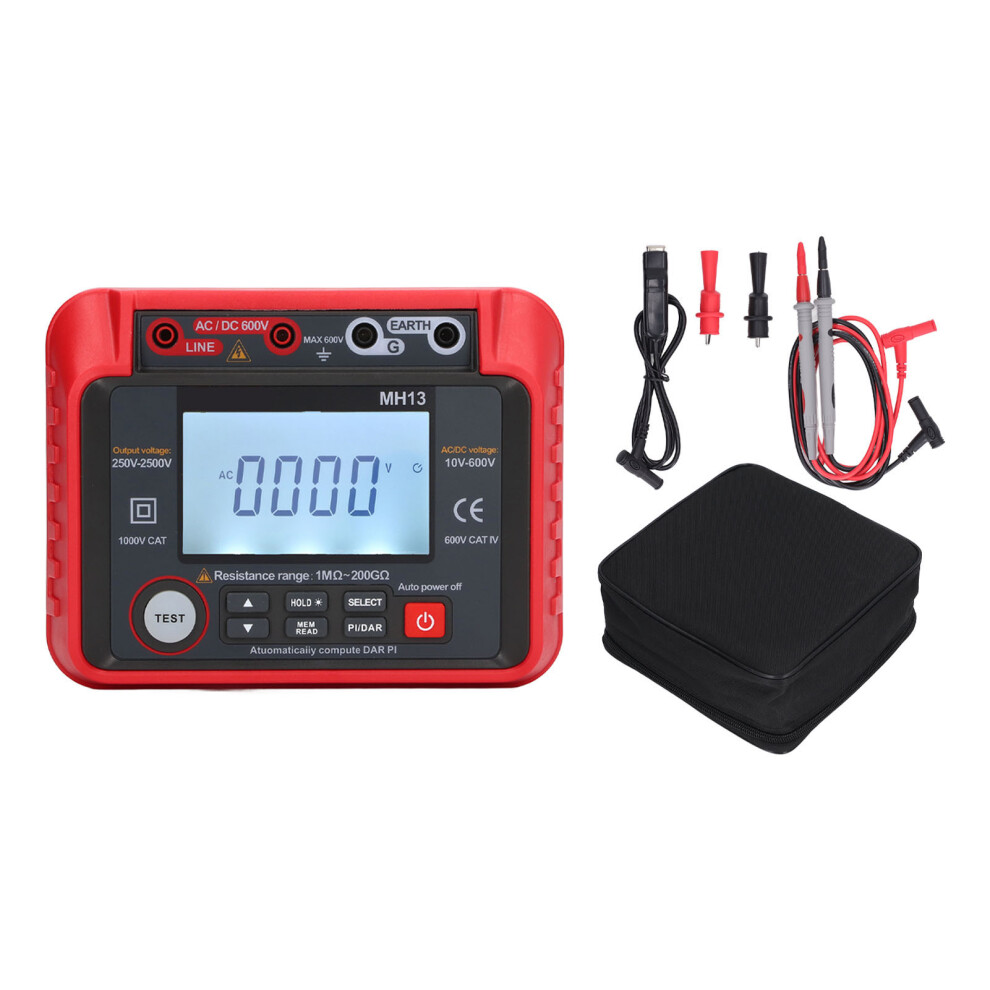 Insulation Resistance Meter AC and DC Voltage