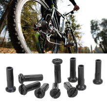 80 Stück Fahrrad-Speichenkappen aus Eisen, 14 mm, für Mountain- und Straßenräder, Speichenköpfe für 14G Speichen, schwarz