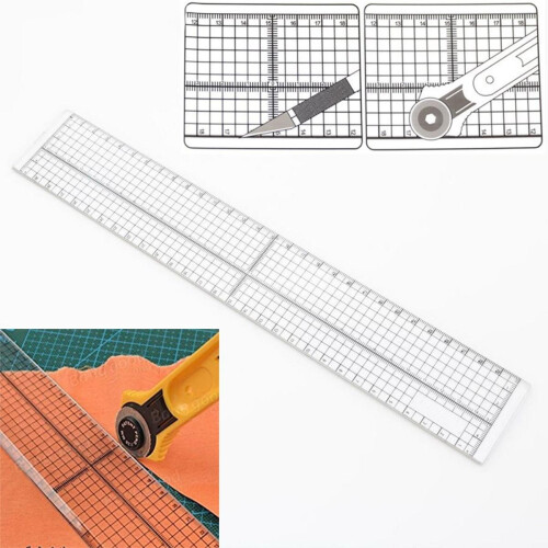 Sewing Patchwork Ruler Quilting Foot Aligned Grid Cutting Edge for Tailor Craft 1