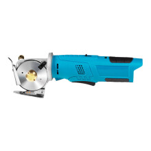 (Two Batteries, US Plug) 12V Electric Round Scissors Electric Scissors Shear Cloth Cutter Fabric Cutting Machine Kit Cutting Tool
