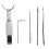 Leather Sewing Thread Carving DIY Leather Craft Tools Hand Stitching Kit Set 4