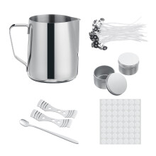 DIY Candle Making Kit Candles Craft Tool Set Pouring Pot Wicks Wax Mould Kit