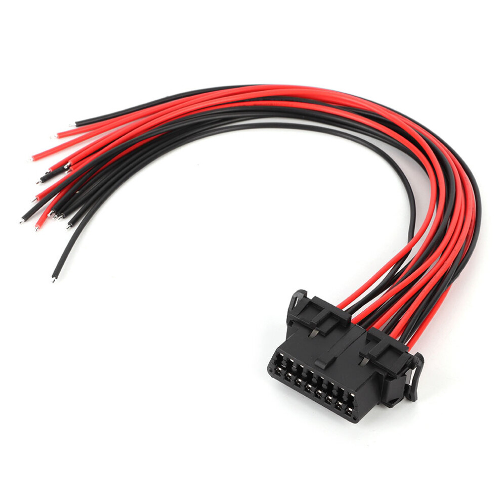 Obd2 16Pin Male Connector Extension Adapter 9387669437868