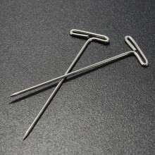 50pcs Stainless Steel T Pin DIY Modelling Brooch Badge Sewing Crafts 38mm Length