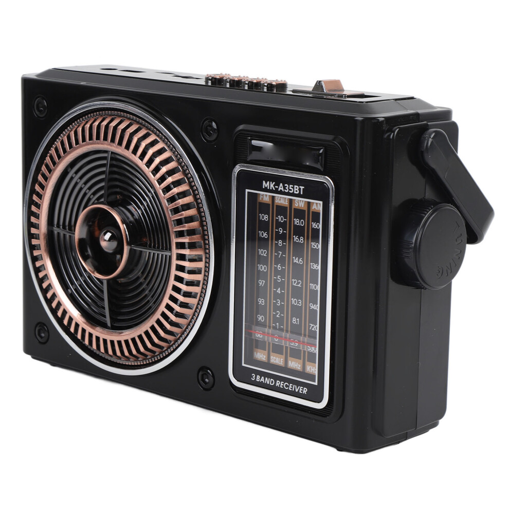 Portable 4-In-1 Am Fm Shortwave Radio With Bluetooth, 1200Mah Battery 7891341635555