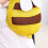 Protector de cabeza con forma de abeja 35cm/13.8in amarillo 5