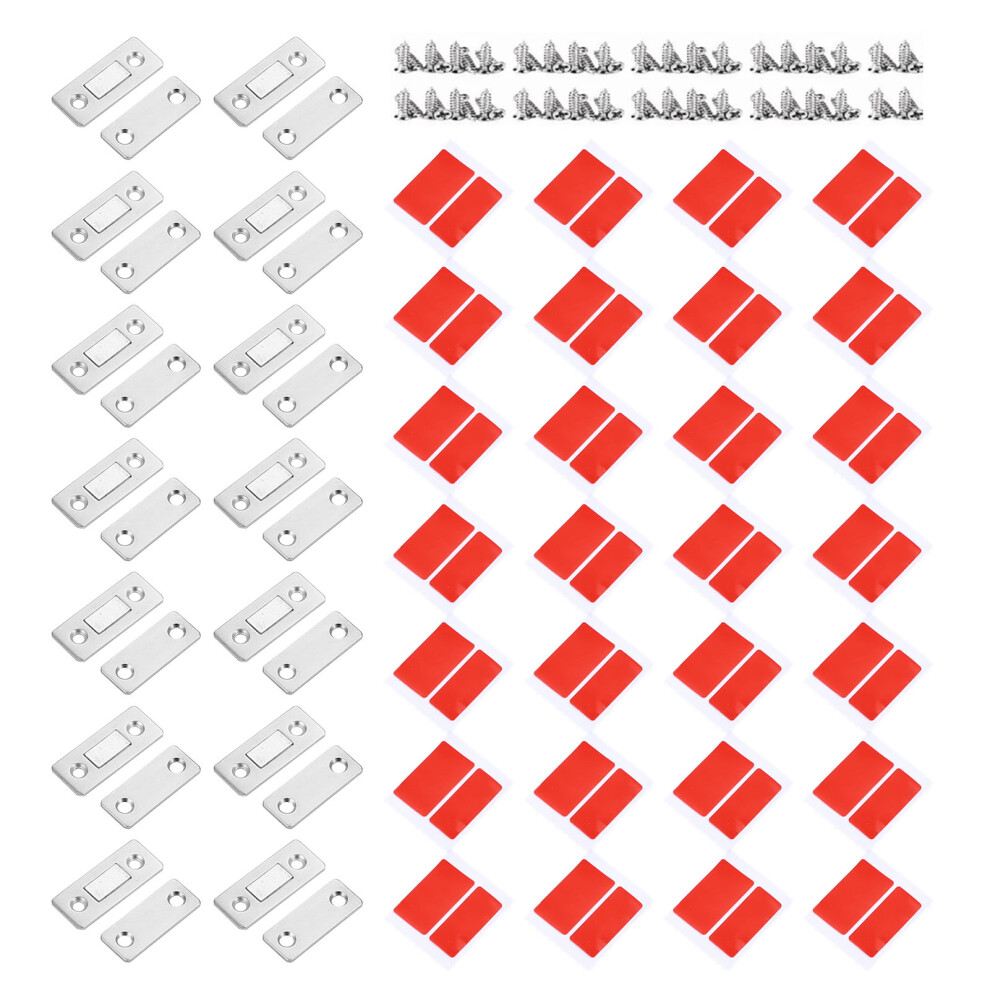 14Pcs Magnet Catch Cold Rolled Steel Hole Free