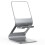 (Pink) Foldable Desktop Metal Holder Bracket Live Mirror Stand for Tablet Smartphone 6