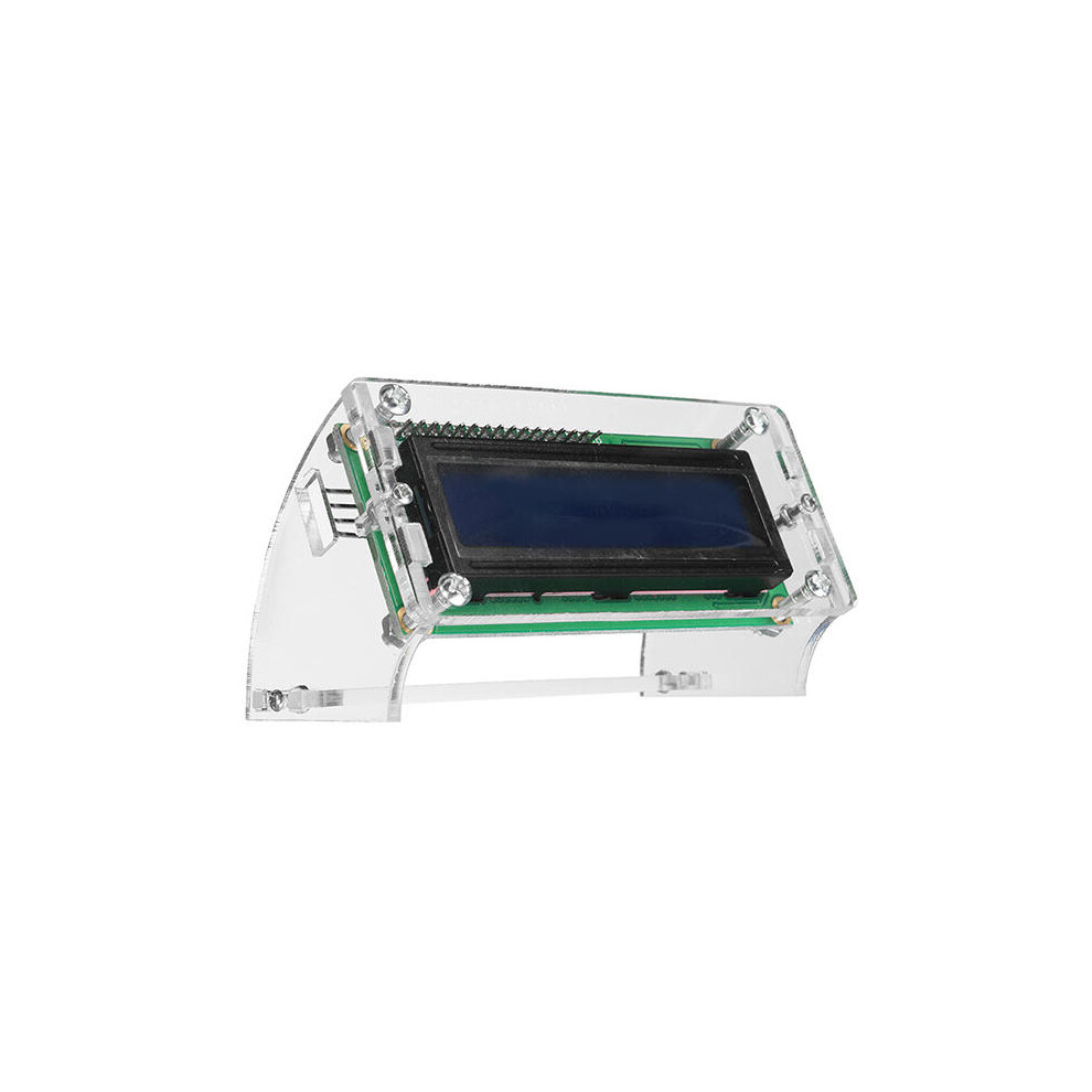 Iic / I2c 1602 Blue Backlight Lcd Display Module With Shell Bracket 8727971219706