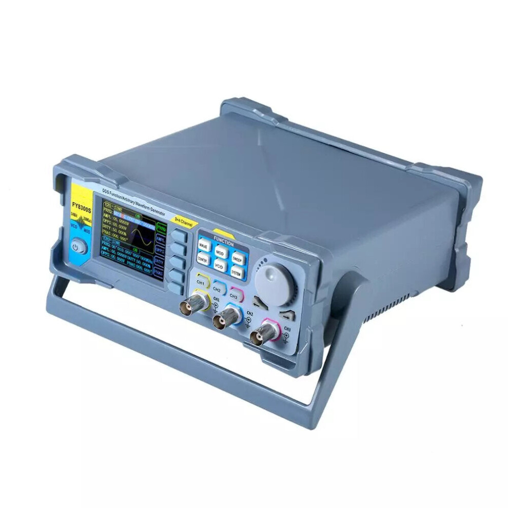 (20Mhz, Eu Plug) 20Mhz/40Mhz/60Mhz Signal Generator Signal-Source-Frequency-Counter Dds Arbitrary Waveform Three-Channel Signal Generator 8727971254332