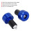 Motorcycle Handlebar Grip End Aluminum Plugs Moto 9