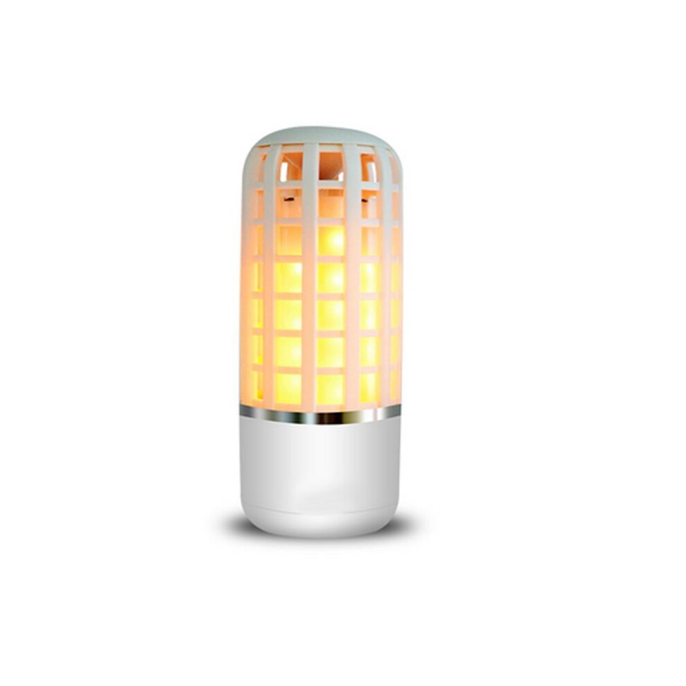() Portable Wireless Bluetooth Stereo Speaker Rechargeable Flame Effect Night For Indoor Outdoor Black/Light 8727971818183