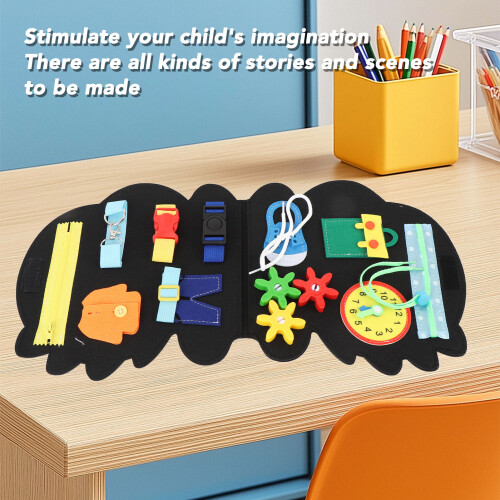 Soft Felt Learning Board for Travel Car Plane Quiet Distraction 2