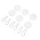 100pcs Self Adhesive Plastic Ceiling Hooks for Wall Hanging with Rings 1