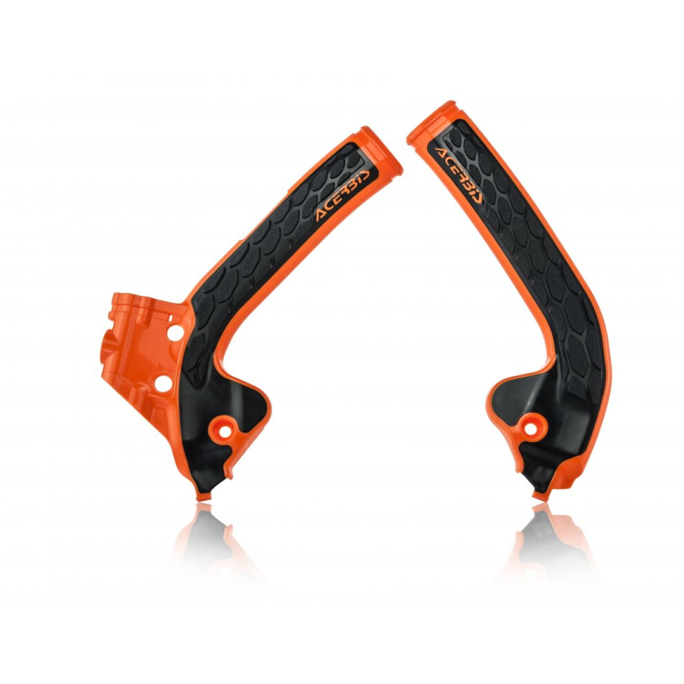 Acerbis X-Grip Frame Guards - KTM SX85 2019-2024, Husqvarna TC85 2018-2024 - Orange-image-OPC-PJMQW2X-NEW