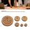 Circle Ruler Quilting Template Basswood, Multi-Use Fabric Sewing Tool 4
