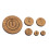 Circle Ruler Quilting Template Basswood, Multi-Use Fabric Sewing Tool 12