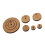 Circle Ruler Quilting Template Basswood, Multi-Use Fabric Sewing Tool 10