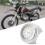 22-25mm Universal Motorcycle Handlebar Clock Metal 9