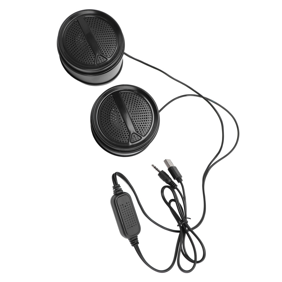 Wired Usb 2.0 Computer Speakers 3W Stereo Luminous Compact 9411341647259