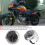 22‑25mm Universal Motorcycle Handlebar Clock Metal 10