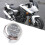 22‑25mm Universal Motorcycle Handlebar Clock Metal 8