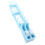 Blue Plastic Foldable Tape Dispenser with 2 Tapes, Portable Packaging Tool 7