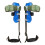 Steel Plate Tree Climbing Spikes Gear with Straps 2