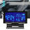 Digital Car Clock Car Thermometer Hygrometer 9