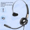 Call Center USB-Headset mit rauschunterdrückendem Mikrofon 8