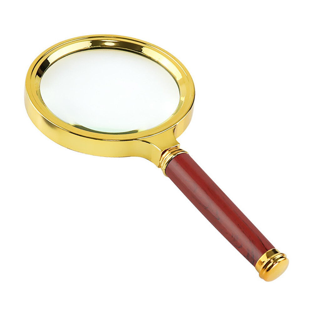 Magnifying Glass Wooden Handle 10x Magnification