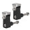 2Pcs Aluminum Alloy Black Motorcycle Modified LED 1