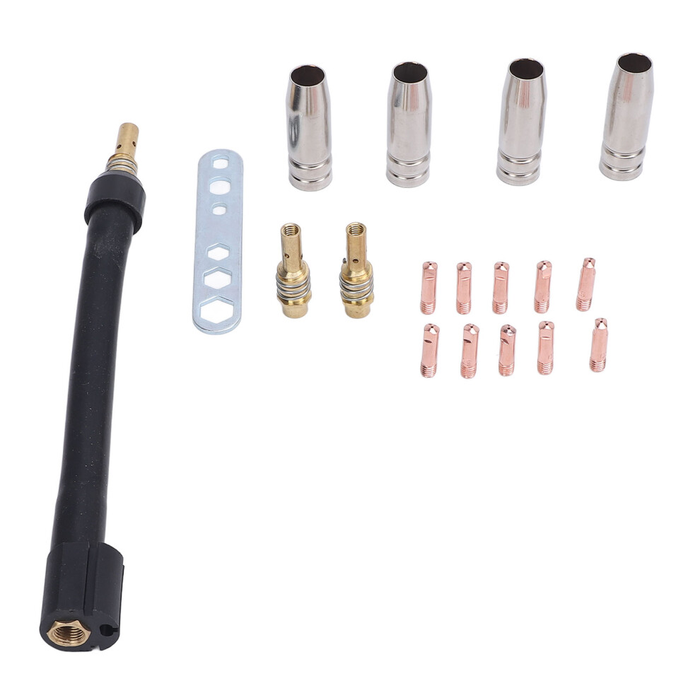 18-Piece Brass Welding Nozzles & Tips Set For Mb15 15Ak Torch 8341341658355
