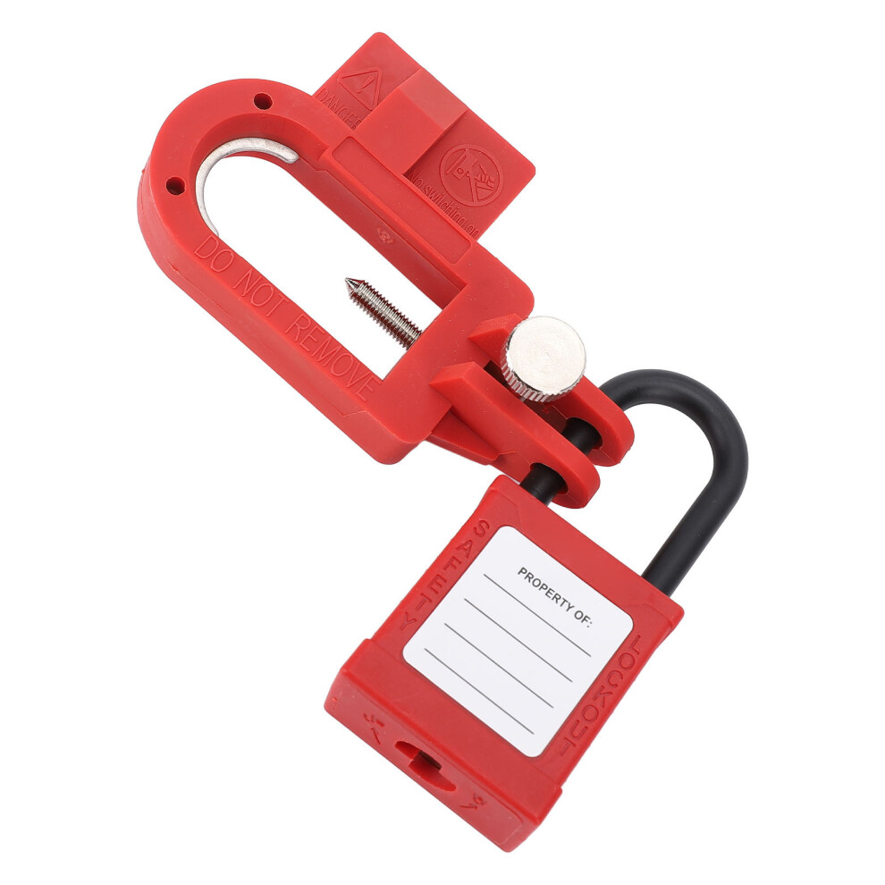 Miniature Circuit Breaker Lockout Device With 2 Keys, Abs Nylon Brass, 8Mm Clamp 6941341658854