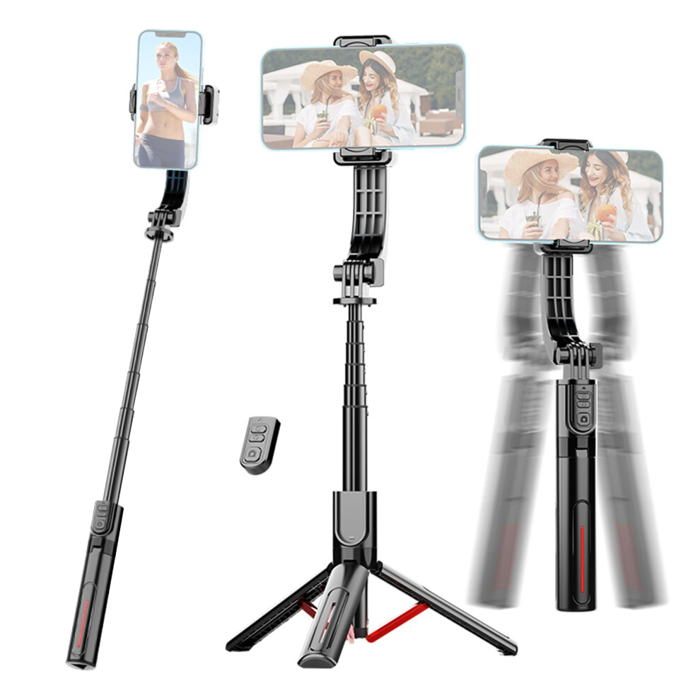 Extendable Phone Gimbal Stabilizer With Remote Shutter And Tripod 8461341661084