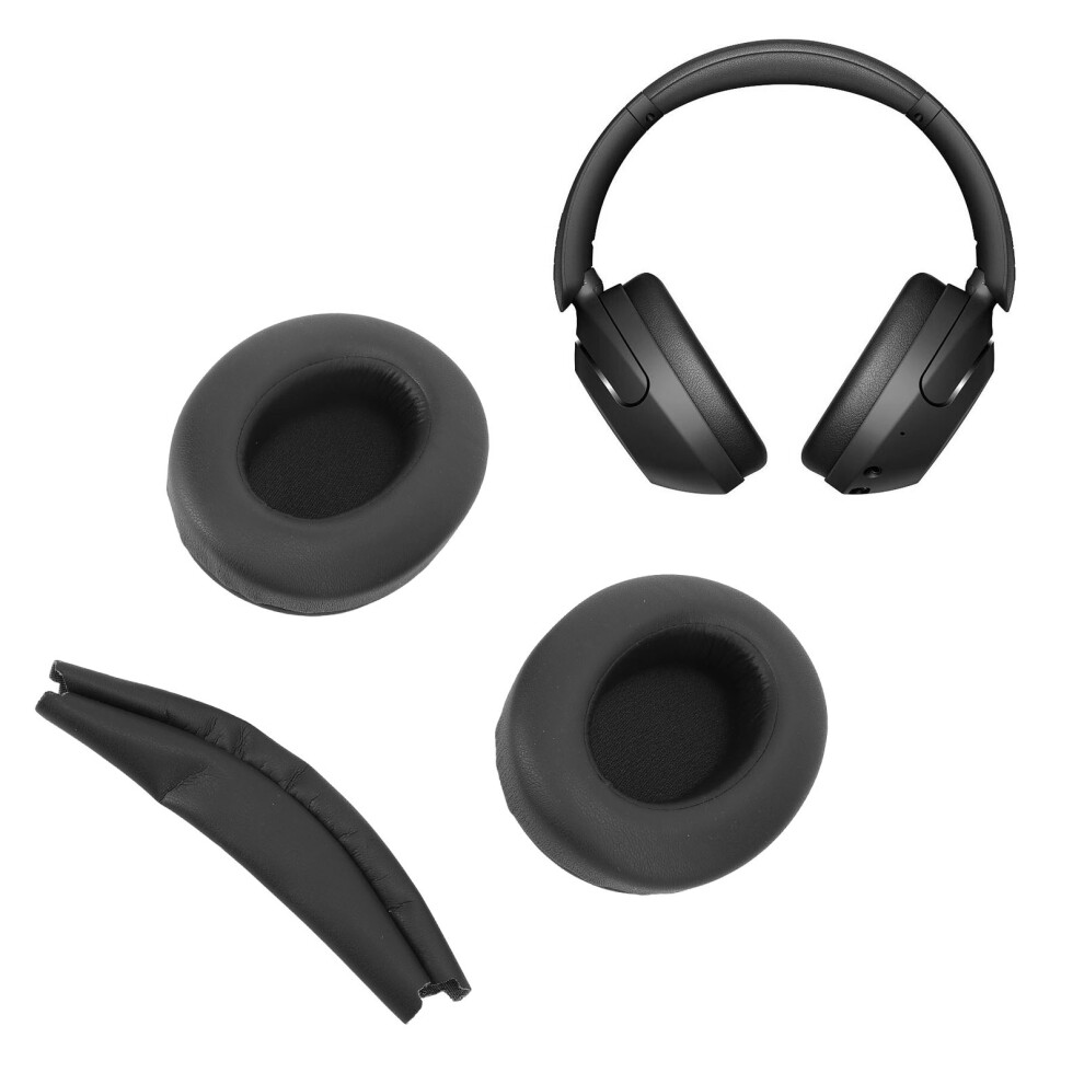 Earpads & Headband Cover For Wh Xb910n Wireless Headphones Black 8441341664445