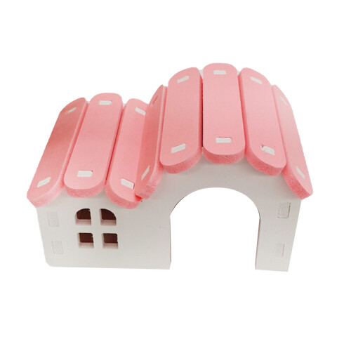 Robustes Hamsterhaus Versteck Rosa PVC Klein 1