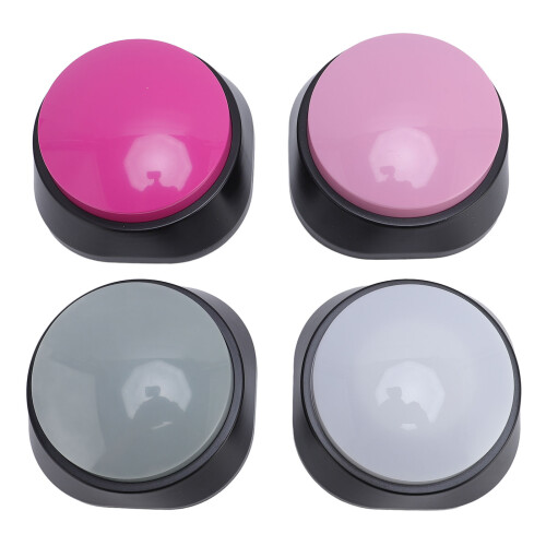 4PCS Voice Recording Buttons AB 4 Colors Pet Training Buzzer 1