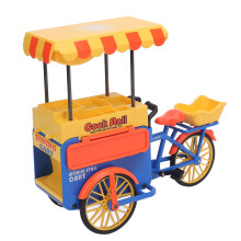 Kids Tricycle Playset with Lights & Music – 18x16.5cm Plastic Toys