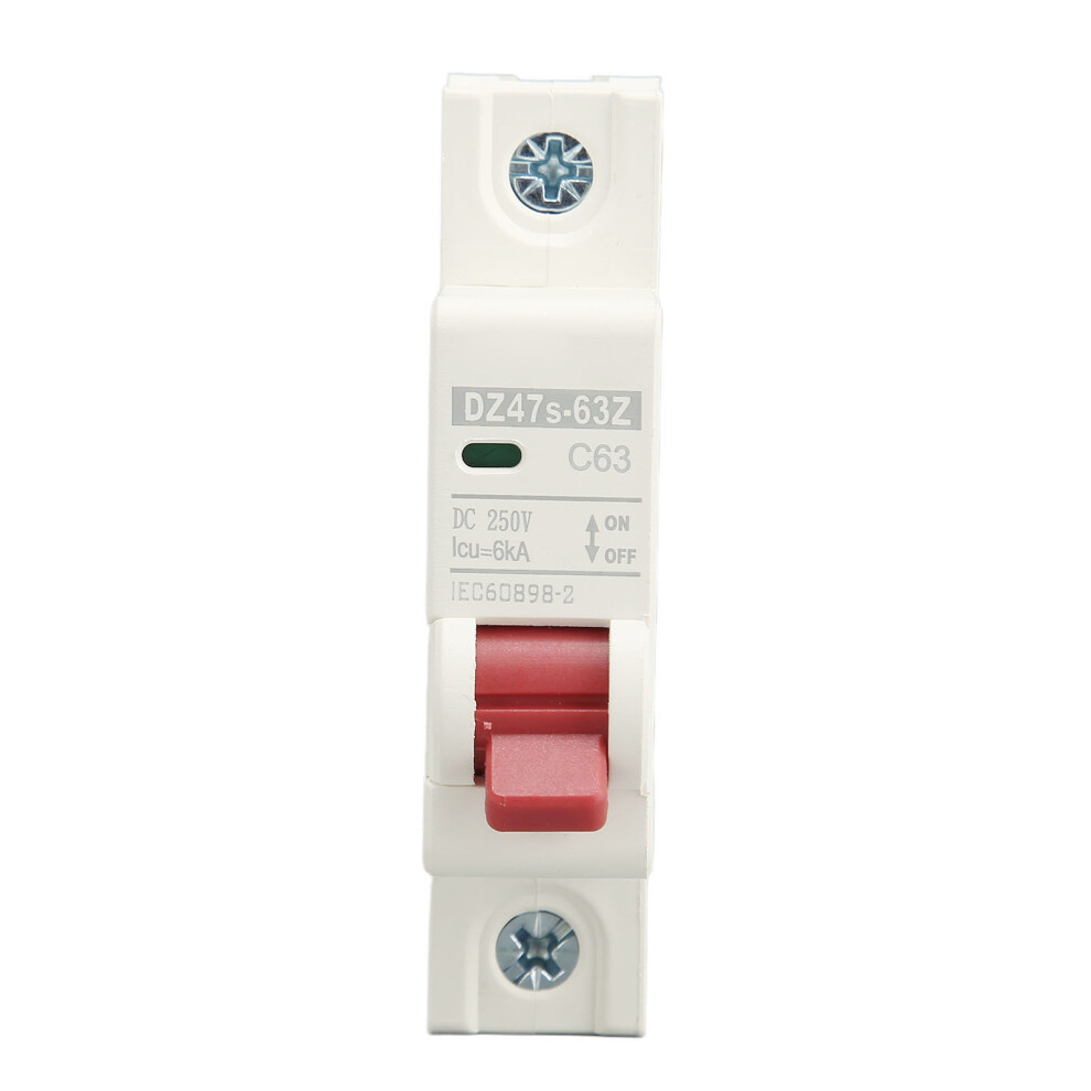 DC Miniature Circuit Breaker 1P 63A DIN Rail Mount