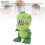 Interactive Dinosaur Teeth Game with Sound | Green, 17x10.5cm 3